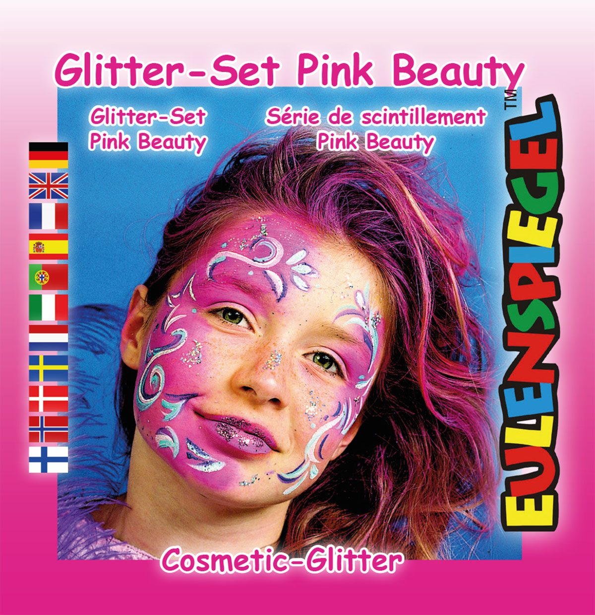 Glitzer Set Pink Beauty Lila, Pink, HimmelBlau, Lavendel