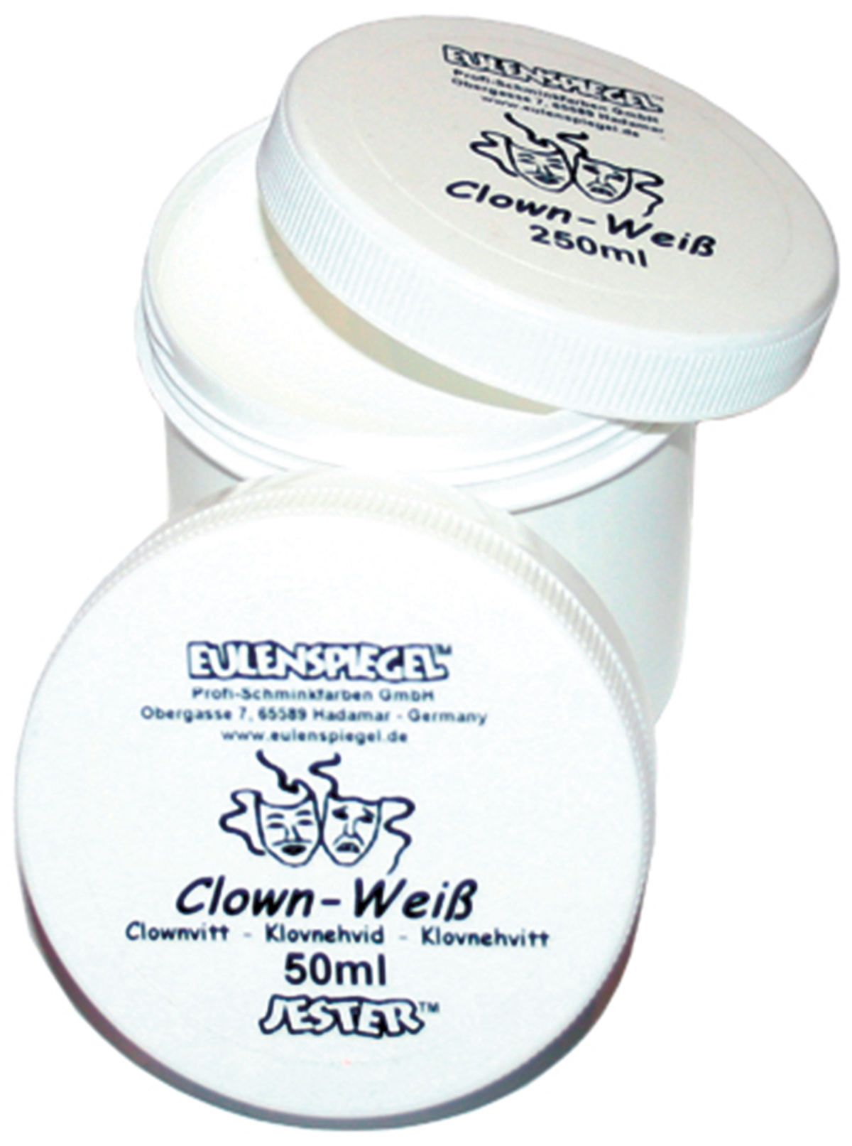 Clown-Weiß, 50 ml Profi-Qualität