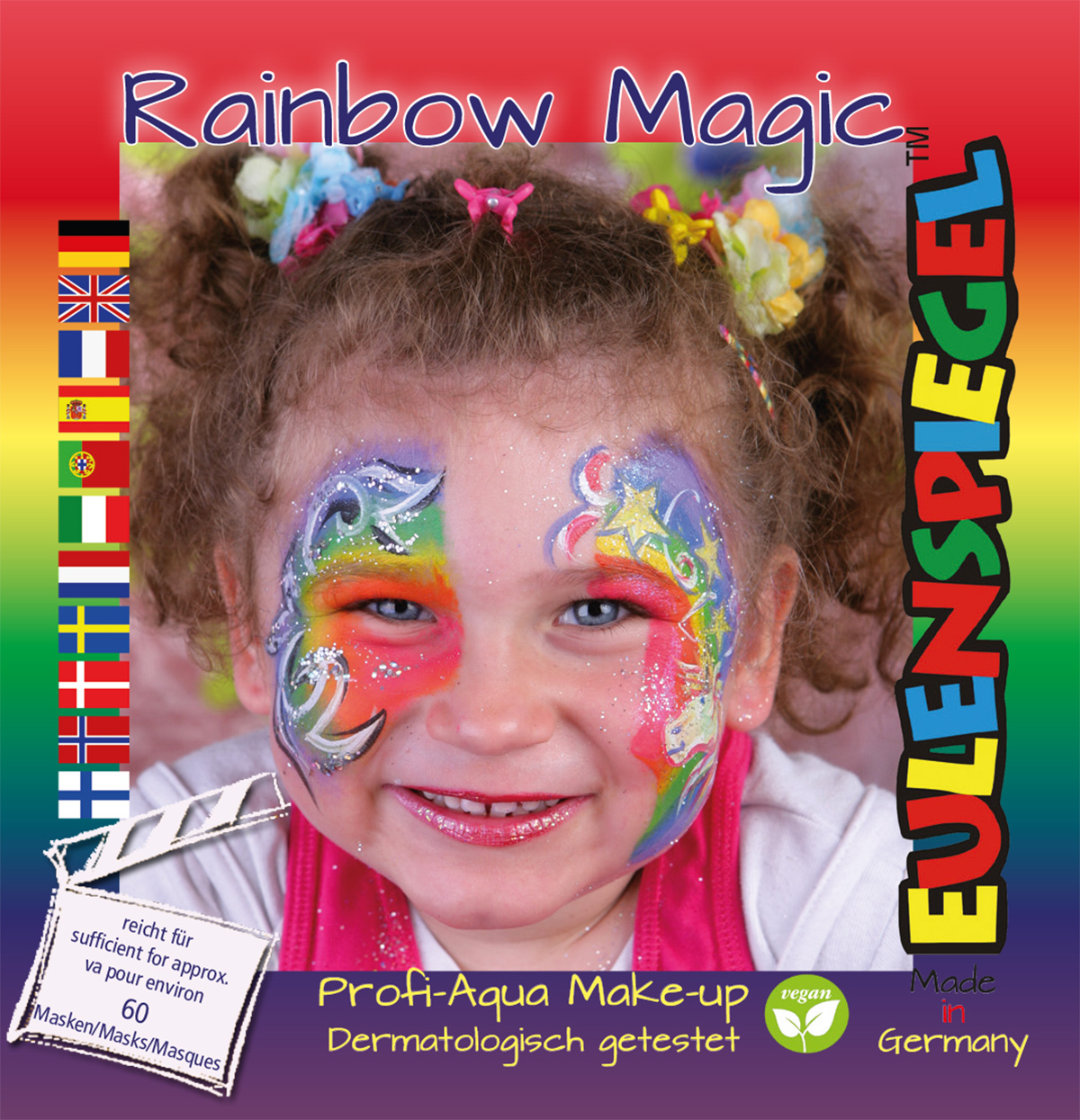 Rainbow Magic, 20ml mit Blister & Anleitung 6 Farben in einer Dose