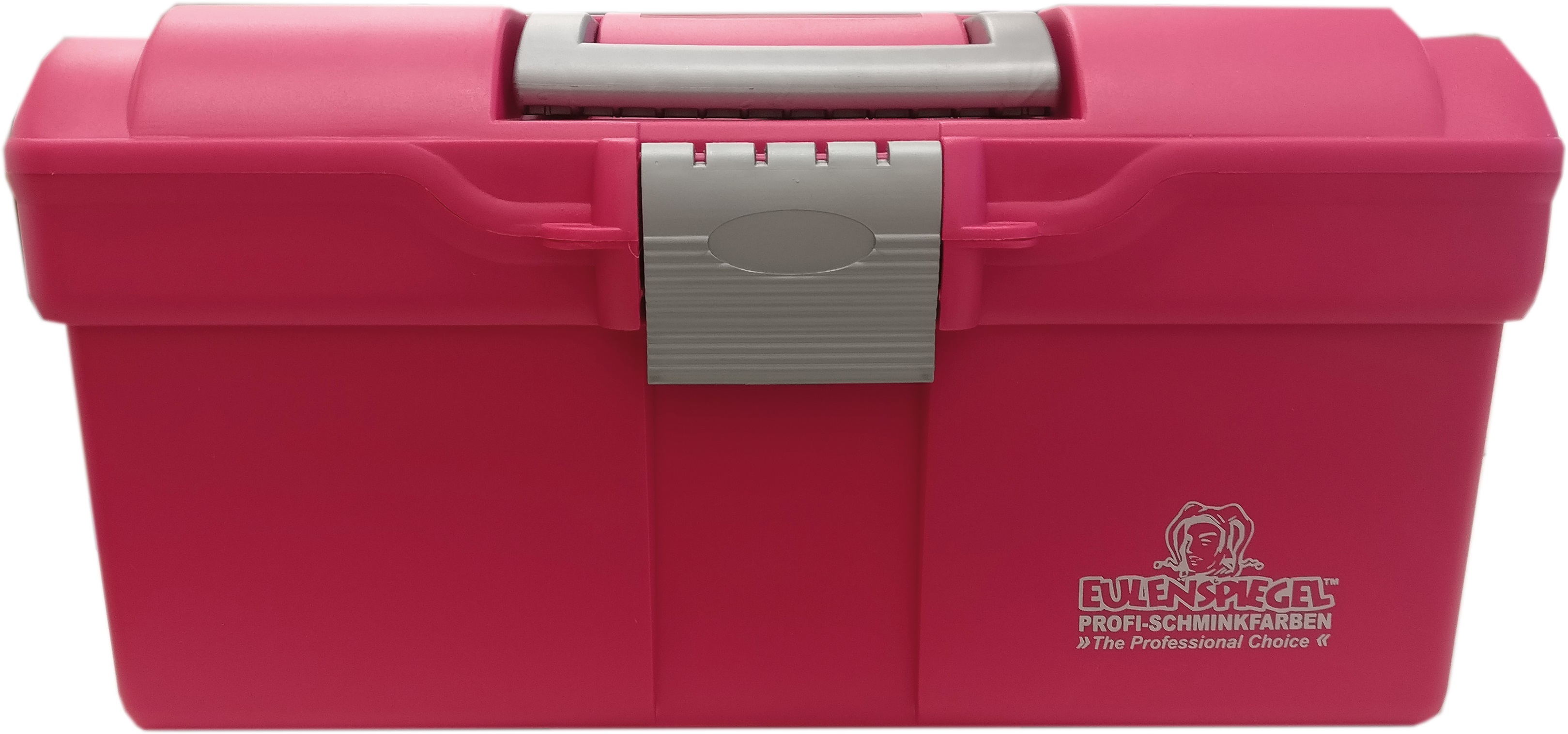 Profi Schmink-Koffer aus Kunststoff (klein) rosa-metallic